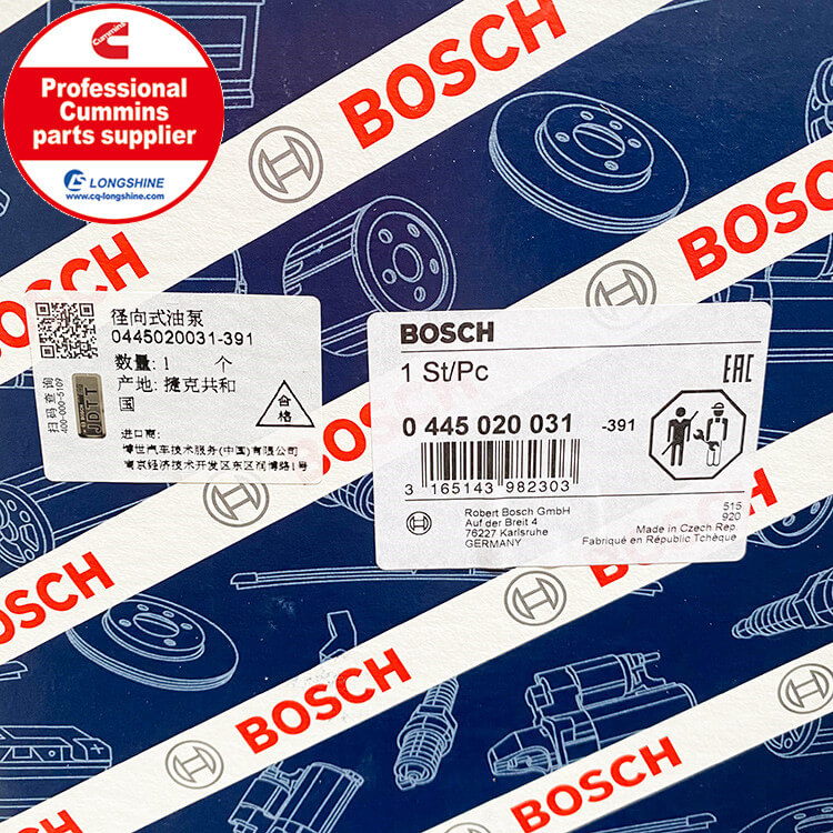 Bosch High Pressure Common Rail Fuel Pump 0445020031-6