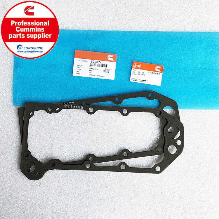 Cummins 6CT Oil Cooler Core Gasket 3918174-2